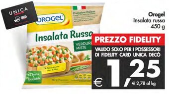 Deco Supermercati Orogel Insalata russa 450 g offerta