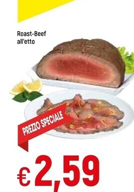 Famila Roast - beef offerta
