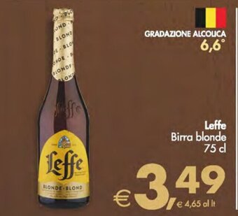 Deco Supermercati Leffe Birra blonde 75 cl offerta