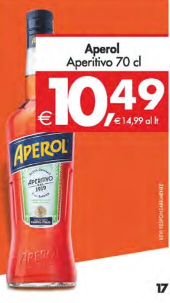 Deco Supermercati Aperol Aperitivo 70 cl offerta