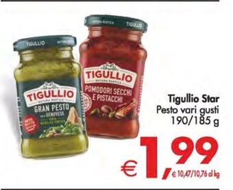 Deco Supermercati Tigullio Star Pesto vari gusti 190/185 g offerta