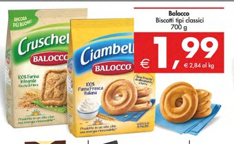 Deco Supermercati Balocco Biscotti tipi classici 700 g offerta