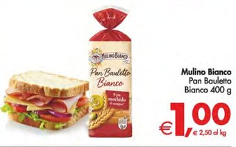 Deco Supermercati Mulino Bianco Pan Bauletto Bianco 400 g offerta