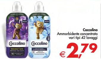 Deco Supermercati Coccolino Ammorbidente concentrato vari tipi 42 lavaggi offerta