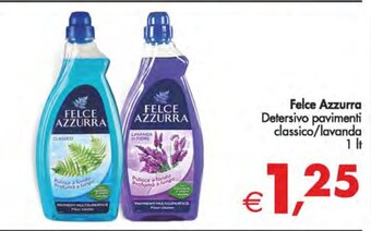 Deco Supermercati Felce Azzurra Detersivo pavimenti classico/lavanda 1 Lt. offerta