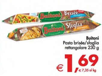 Deco Supermercati Buitoni Pasta brisée/sfoglia rettangolare 230 g offerta