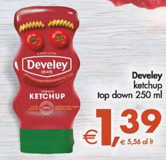 Deco Supermercati Develey ketchup top down 250 ml offerta