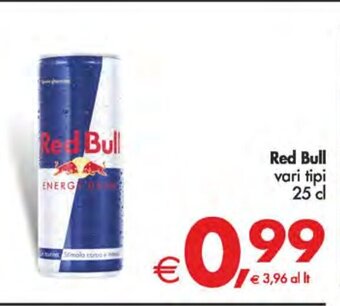 Deco Supermercati Red Bull vari tipi 25 cl offerta