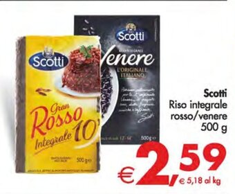 Deco Supermercati Scotti Riso integrale rosso/venere 500 g offerta