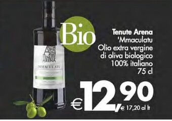 Deco Supermercati Tenute Arena 'Mmaculatu Olio extra vergine di oliva biologico 100% italiano 75 cl offerta