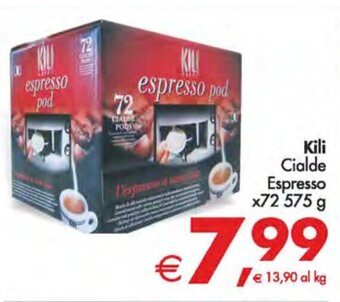Deco Supermercati Kili Cialde Espresso x72 575 g offerta