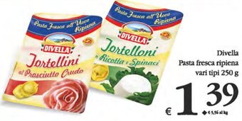 Deco Supermercati Divella Pasta fresca ripiena vari tipi 250 g offerta