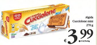 Deco Supermercati Algida Cucciolone mini 270 g offerta