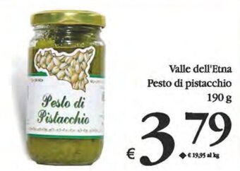 Deco Supermercati Valle dell'Etna Pesto di pistacchio 190 g offerta