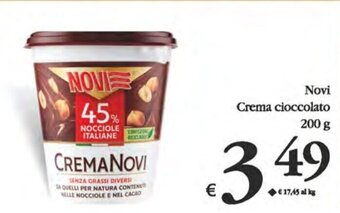 Deco Supermercati Novi Crema cioccolato 200 g offerta