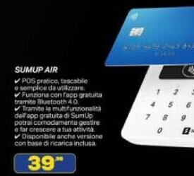 Euronics Sumup air offerta