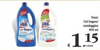Deco Supermercati Smac Gel bagno/ candeggina 850 ml offerta