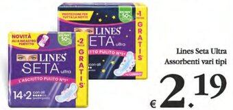 Deco Supermercati Lines Seta Ultra Assorbenti vari tipi offerta