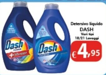 Bernava Detersivo liquido DASH Vari tipi 18/21 Lavaggi offerta