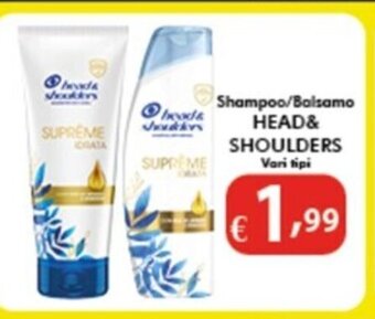 Bernava Shampoo/Balsamo HEAD& SHOULDERS Vari tipi offerta