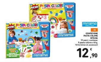Conad CONFEZIONE PASTA COLORE MITA MA 19 pezzi offerta