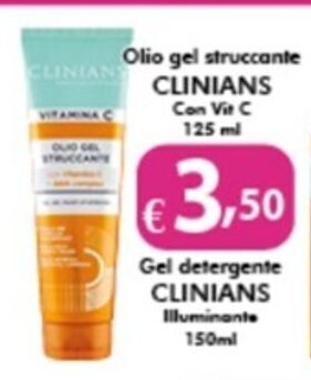 Olio gel struccante CLINIANS Con Vit C 125 ml