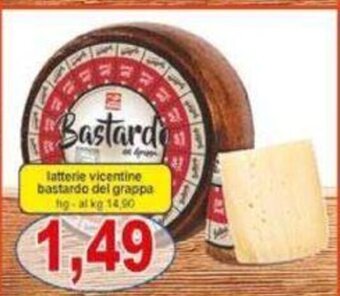 latterie vicentine bastardo del grappa