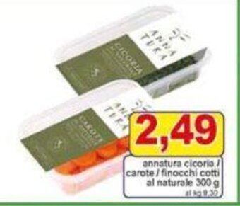 Pewex annatura cicoria / carote / finocchi cotti al naturale 300 g offerta