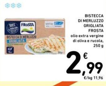 Conad BISTECCA DI MERLUZZO GRIGLIATA FROSTA 250 g offerta