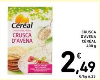 Conad CRUSCA D'AVENA CÉRÉAL 400 g offerta