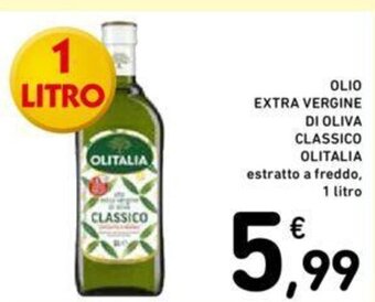 Conad OLIO EXTRA VERGINE DI OLIVA CLASSICO OLITALIA 1 Litro offerta