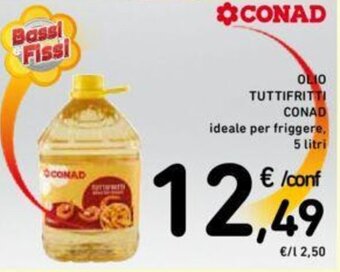 Conad Olio TUTTIFRITTI Conad 5Litri offerta