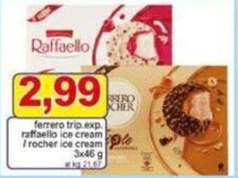 ferrero trip.exp. raffaello ice cream /rocher ice cream ple 3x46 g