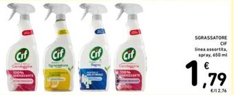 Conad SGRASSATORE CIF 650 ml offerta