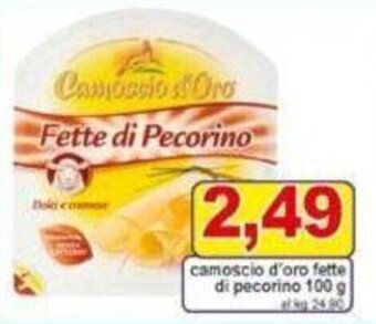Pewex camoscio d'oro fette di pecorino 100 g offerta