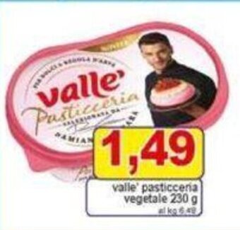 Pewex valle' pasticceria vegetale 230 g offerta