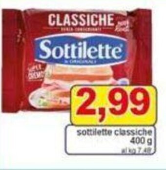 Pewex sottilette classiche 400 g offerta