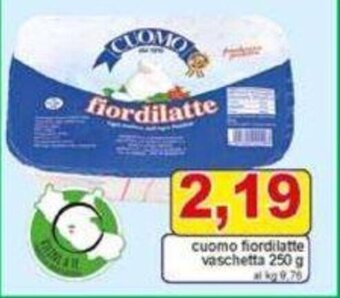 Pewex cuomo fiordilatte vaschetta 250 g offerta