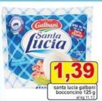 Pewex santa lucia galbani bocconcino 125 g offerta