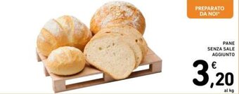 Conad PANE SENZA SALE AGGIUNTO offerta
