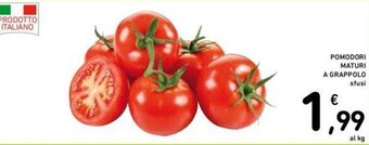Conad POMODORI MATURI A GRAPPOLO sfusi offerta