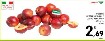 Conad PESCHE NETTARINE GIALLE CONAD PERCORSO QUALITÀ offerta