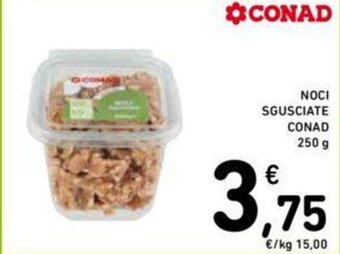 Conad NOCI SGUSCIATE CONAD 250 g offerta