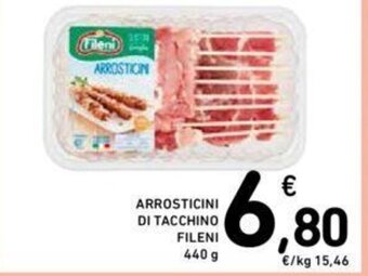 Conad ARROSTICINI DI TACCHINO FILENI 440 g offerta
