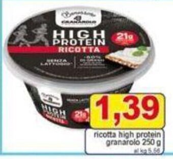 Pewex ricotta high protein granarolo 250 g offerta