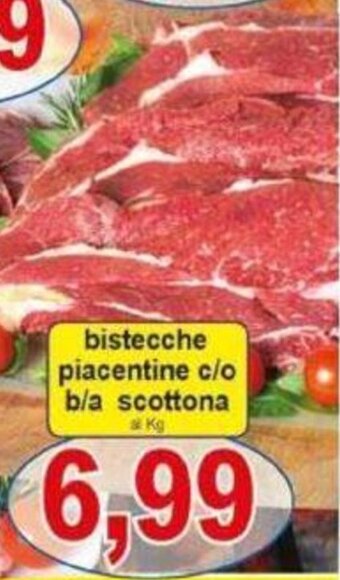 Pewex bistecche piacentine c/o b/a scottona & Kg offerta