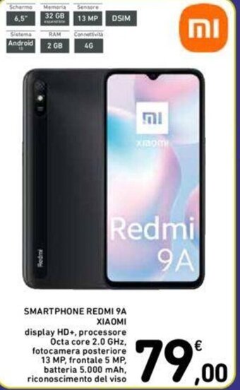 Conad SMARTPHONE REDMI 9A XIAOMI offerta