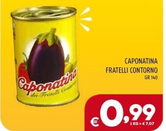 Il Centesimo CAPONATINA FRATELLI CONTORNO GR 140 offerta