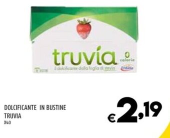 DOLCIFICANTE IN BUSTINE TRUVIA X40