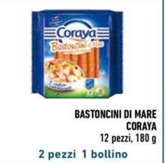 Conad BASTONCINI DI MARE CORAYA 12 pezzi, 180 g offerta